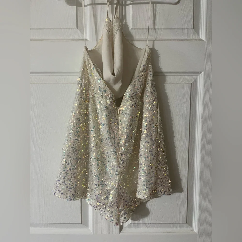 Lane 201 Boutique Medium Sparkly Romper - Picture 3 of 4